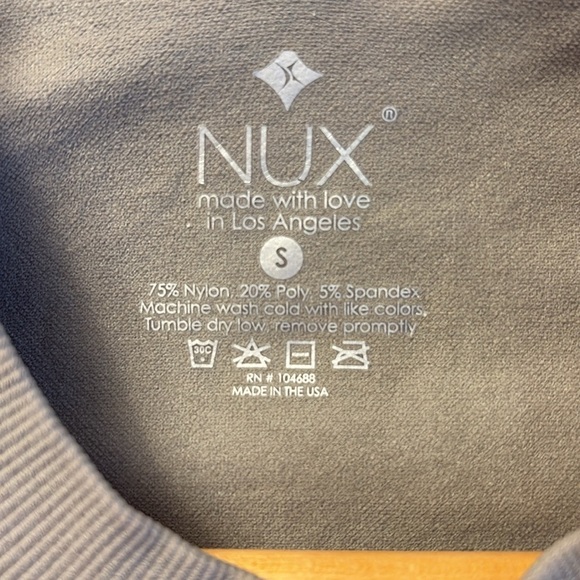 Nux Sierra Long Sleeve Crop Sage Green Size Small - Picture 4 of 6